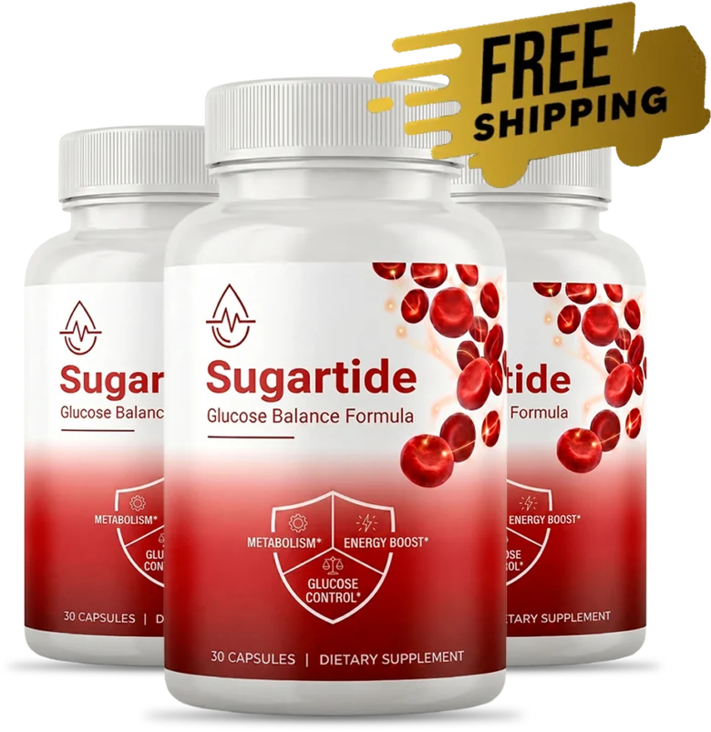 SugarTide blood sugar support capsules three-bottle package